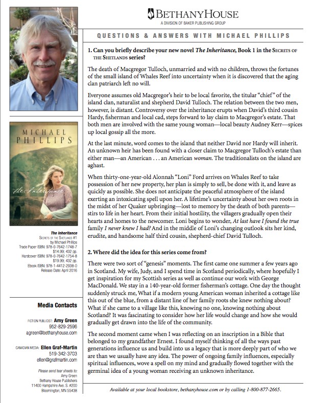 Interview with Michael Phillips page 1